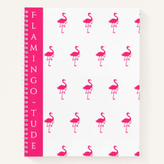 Schwarm fantastischer Flamingos Notizblock