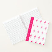 Schwarm fantastischer Flamingos Notizblock (Innenseite)