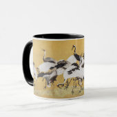 Schwarm Kraniche (rechte Seite) von Ishida Yutei Tasse (Vorderseite Links)