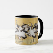 Schwarm Kraniche (rechte Seite) von Ishida Yutei Tasse (VorderseiteRechts)