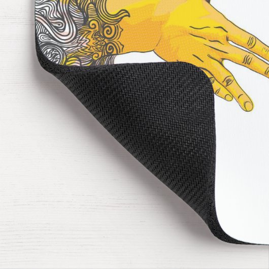 Schwarm-Mausunterlage Mousepad (Ecke)