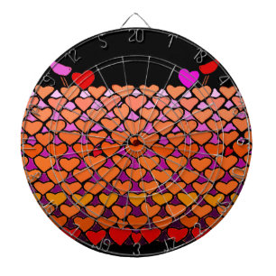 Schwarm Verliebter Dartscheibe