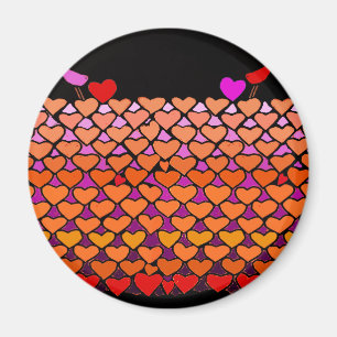 Schwarm Verliebter Magnet