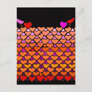 Schwarm Verliebter Postkarte