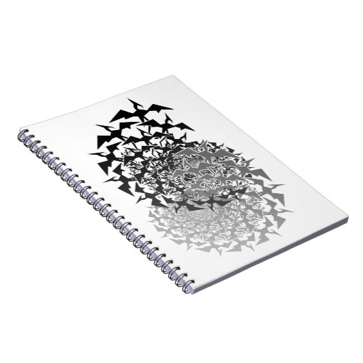 Schwärme Fractyl Pterodactyl-zwei Notizblock (Rechte Seite)