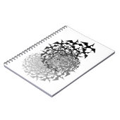 Schwärme Fractyl Pterodactyl-zwei Notizblock (Linke Seite)