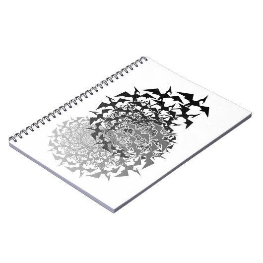 Schwärme Fractyl Pterodactyl-zwei Notizblock (Linke Seite)