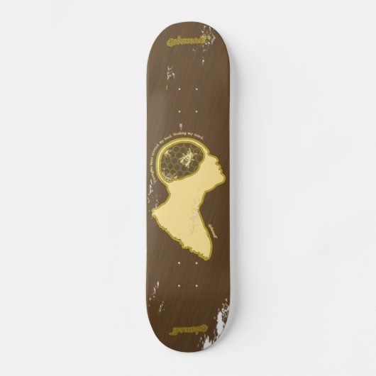 Schwärmende Ideen Skateboard (Vorderseite)