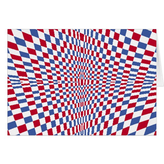 Schwärmendes quadratisches Muster (Vorderseite (Horizontal))