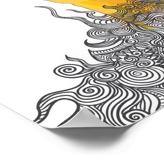 Schwarmplakat Poster (Ecke)