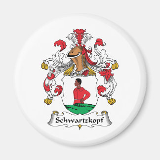 Schwartzkopf-Familienwappen Magnet