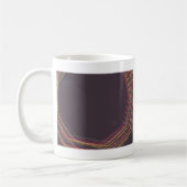 Schwarz 0900 abstrakte Kunst Kaffeetasse (Links)