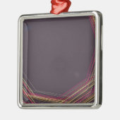 Schwarz 0900 abstrakte Kunst Silbernes Ornament (Links)