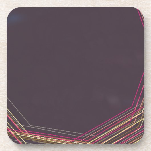 Schwarz 0900 abstrakte Kunst Untersetzer (Vorderseite)