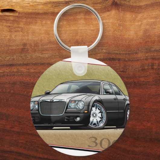 Schwarz 300 DUB Schlüsselanhänger (Vorderseite)