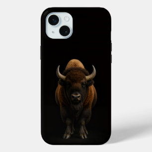Schwarz 4 Luxe, Amerikanischer Bison iPhone 15 Plu Case-Mate iPhone Hülle