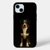 Schwarz 4 Luxe, Aussie Shepherd iPhone 15 Plus Case-Mate iPhone Hülle (Rückseite)