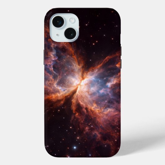 Schwarz 4 Luxe, Butterfly-Nebel iPhone 15 Plus Case-Mate iPhone Hülle (Rückseite)