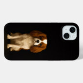 Schwarz 4 Luxe, Cavalier Spaniel iPhone 15 Plus Case-Mate iPhone Hülle (Rückseite (Horizontal))
