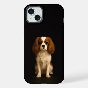 Schwarz 4 Luxe, Cavalier Spaniel iPhone 15 Plus Hülle