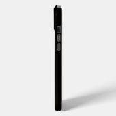 Schwarz 4 Luxe, Eleganter Silberreiher Case-Mate iPhone Hülle (Rückseite / Links)