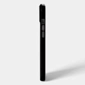 Schwarz 4 Luxe, Exotischer Sekretärvogel Case-Mate iPhone Hülle (Rückseite / Links)