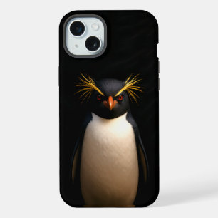 Schwarz 4 Luxe, Felsenpinguin iPhone 15 Plus Hülle