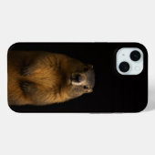 Schwarz 4 Luxe, Fluffy Marmot iPhone 15 Plus Case-Mate iPhone Hülle (Rückseite (Horizontal))