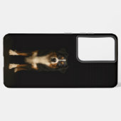 Schwarz 4 Luxe Galaxy S21 Plus, Aussie Shepherd Samsung Galaxy Hülle (Rückseite (Horizontal))