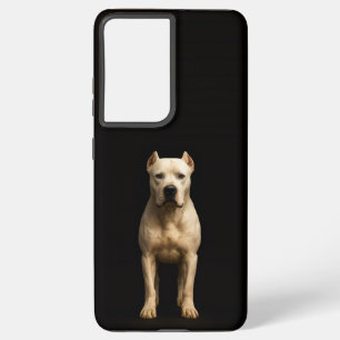 Schwarz 4 Luxe Galaxy S21 Plus, Bold Dogo Argentin Samsung Galaxy Hülle