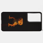 Schwarz 4 Luxe Galaxy S21 Plus, Leopard Gecko Samsung Galaxy Hülle (Rückseite (Horizontal))