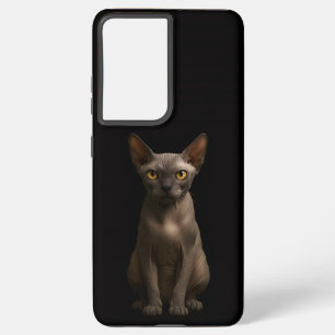 Schwarz 4 Luxe Galaxy S21 Plus, Sphynx-Katze Samsung Galaxy Hülle