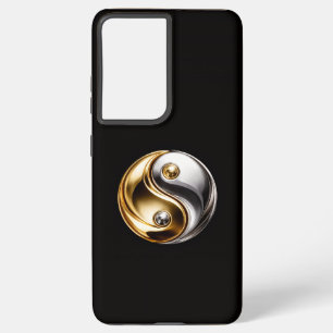 Schwarz 4 Luxe Galaxy S21 Ultra, Harmony Yin Yang Samsung Galaxy Hülle