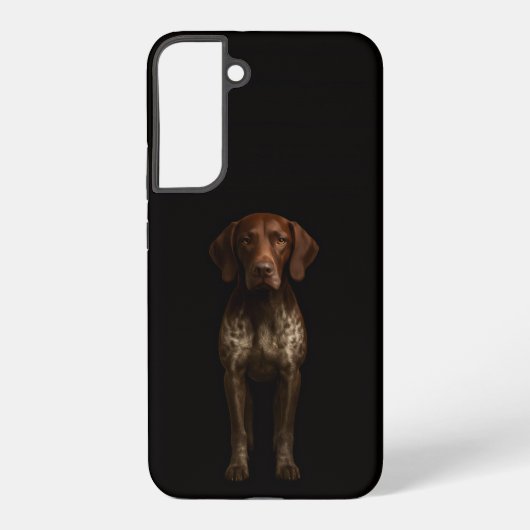 Schwarz 4 Luxe Galaxy S22 Plus, Deutscher Pointer Samsung Galaxy Hülle (Rückseite)