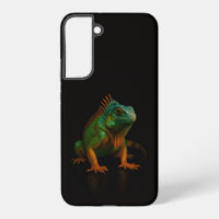 Schwarz 4 Luxe Galaxy S22 Plus, Grüner Leguan