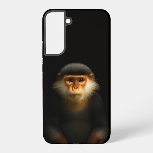 Schwarz 4 Luxe Galaxy S22 Plus, Roter Langur oder  Samsung Galaxy Hülle (Rückseite)