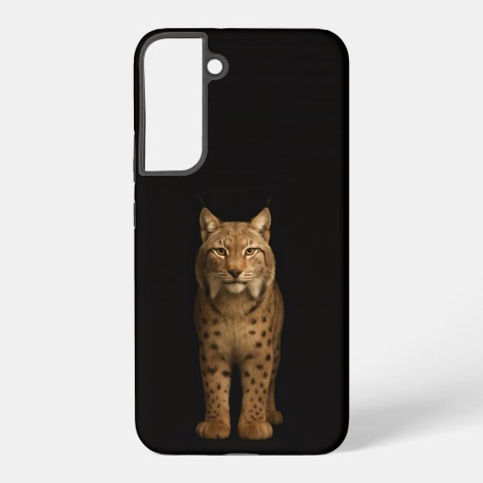 Schwarz 4 Luxe Galaxy S22 Plus, Stummer Luchs Samsung Galaxy Hülle (Rückseite)