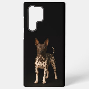 Schwarz 4 Luxe Galaxy S22 Ultra, Haarloser Terrier Samsung Galaxy Hülle
