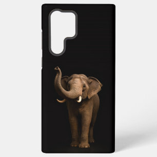 Schwarz 4 Luxe Galaxy S22 Ultra, Mächtiger Elefant Samsung Galaxy Hülle