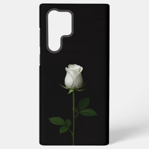 Schwarz 4 Luxe Galaxy S22 Ultra, Pure White Rose Samsung Galaxy Hülle