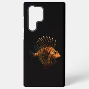 Schwarz 4 Luxe Galaxy S22 Ultra, Roter Löwenfisch Samsung Galaxy Hülle
