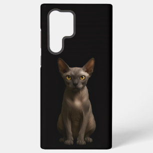 Schwarz 4 Luxe Galaxy S22 Ultra, Sphynx-Katze Samsung Galaxy Hülle