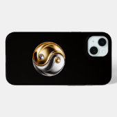 Schwarz 4 Luxe, Harmony Yin Yang iPhone 15 Plus Case-Mate iPhone Hülle (Rückseite (Horizontal))