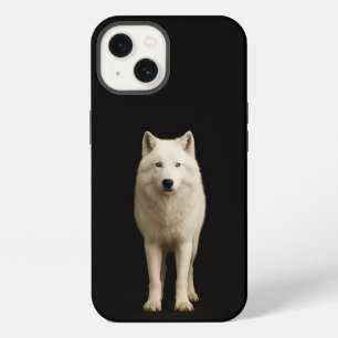 Schwarz 4 Luxe iPhone 13, Elfenbein-Arktischer Wol 13 Hülle
