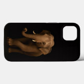 Schwarz 4 Luxe iPhone 13, Indischer Elefant Case-Mate iPhone Hülle (Rückseite (Horizontal))
