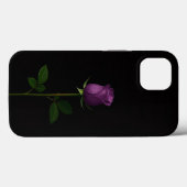 Schwarz 4 Luxe iPhone 13, Royal Violet Rose Case-Mate iPhone Hülle (Rückseite (Horizontal))