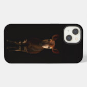 Schwarz 4 Luxe iPhone 13, Wald Okapi Hülle (Rückseite (Horizontal))