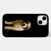 Schwarz 4 Luxe iPhone 14 Hülle Mioritic Shepherd (Rückseite (Horizontal))
