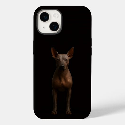 Schwarz 4 Luxe iPhone 14 Mate, Argentinischer Pila Case-Mate iPhone Hülle (Rückseite)