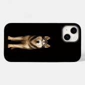 Schwarz 4 Luxe iPhone 14 Mate, Icy Elite Husky Case-Mate iPhone Hülle (Rückseite (Horizontal))